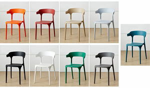 Usine salle <span class=keywords><strong>à</strong></span> manger PP chaise en plastique coloré extérieur café Tables et chaises pour usage domestique ou hôtel <span class=keywords><strong>pas</strong></span> <span class=keywords><strong>cher</strong></span> Restaurant Design - Product Image 6