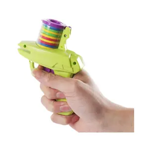 Hot sale Kids Outdoor Game Gun Toy Foam Disc Launcher Gun Wholesale Flying Disc Shooting Gun Boy Toy