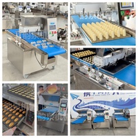 Machine de dépose automatique de biscuits et de cupcakes au chocolat Yunquan, capacité de 300 kg/h, tension 220V/380V