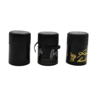 Plástico negro dorado en stock 33*47mm 33*58mm Gin Ron Vodka tapas de botellas plástico no recargable NOPP tapón de rosca para acabado Guala