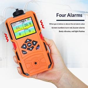 Détecteur de gaz portable <span class=keywords><strong>Nomi</strong></span> Pump Suction quatre-en-un : alarme de fuite de gaz inflammable/oxygène/sulfure d'hydrogène/monoxyde de carbone nocif - Product Image 3