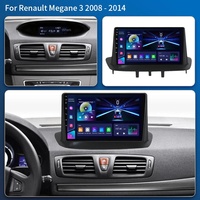 Pour Renault Megane 3 Fluence Samsung SM3 2008 - 2014 Android 16 Carplay Autoradio Navigation GPS Lecteur Multimédia Wifi+4G