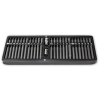 Juego de 54 Puntas Torx Completas de 1/2 3/8 30 mm, Juego de Puntas de Alta Calidad en Caja de Hierro CrV S2
