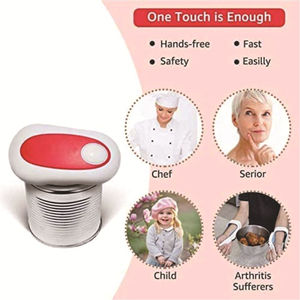 Abrelatas Automático Táctil Ecológico de Plástico, Mini Abrebotellas, Abre Tapas de Frascos, Herramienta de Cocina - Product Image 6