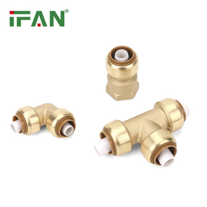 IFAN Chất lượng cao đường ống dẫn nước Phụ kiện BS En ISO 15875 phần cứng Phụ kiện đồng <span class=keywords><strong>sharkbite</strong></span> đẩy phù hợp với phụ kiện cho pex Ống - Product Image 2