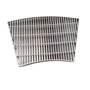 Manufacturers sell well walkway Serrated flat strip drain cover metal grates stairs heavy duty serrated gratings