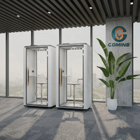 Cabine de réunion insonorisée moderne et personnalisée Comine 2026 pour immeuble de bureaux, avec matériaux écologiques