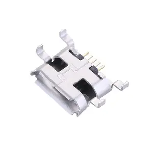 High Quality Mini Micro USB 5-Pin Female Connector Type B Interface Port Jack Sinking Plate for Electronics