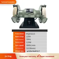 Équipement de traitement pour opticiens, polisseuse manuelle électrique 220V 120W pour verres de lunettes, avec 3000 tr/min, garantie de 3 ans