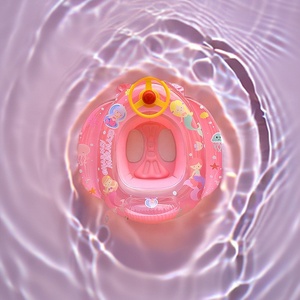 Phao bơm hơi có tay lái cho trẻ sơ sinh trẻ mới biết đi trẻ em Vòng bơi bơm hơi - Product Image 4