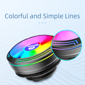 COOLMOON-Ventilador de <span class=keywords><strong>CPU</strong></span> para ordenador, dispositivo con logotipo personalizado, color fijo, RGB, W120, PWM, 4 pines, radiador pequeño, INTEL, AMD, para juegos, PC - Product Image 3