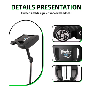 Nouveau design personnalisé de putters de <span class=keywords><strong>golf</strong></span> en alliage de zinc usinés par CNC, pour droitiers, type mallet - Product Image 5