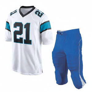 Uniforme americano de nuevo estilo de alta calidad, uniforme de entrenamiento informal con logotipo personalizado liso, conjunto de uniformes, camisetas de secado rápido - Product Image 1