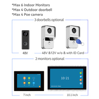 2025 Hecho en China Calidad superior Smart Visual WiFi Timbre con aplicación Impermeable Pantalla táctil Cámara Video Timbre