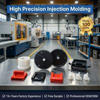 Piezas de Moldeo por Inyección de Plástico Personalizadas OEM ODM, Componentes de Plástico de Precisión para Electrónica Automotriz, Material ABS PP