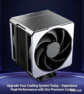 coolermaster Hyper 612Apex CPU Air Cooler 6Heat Pipes Dual Mobius120P PWM <b>Fans</b> Supports Intel LGA 1851-1200 & AM5/AM4 - Product Image 5