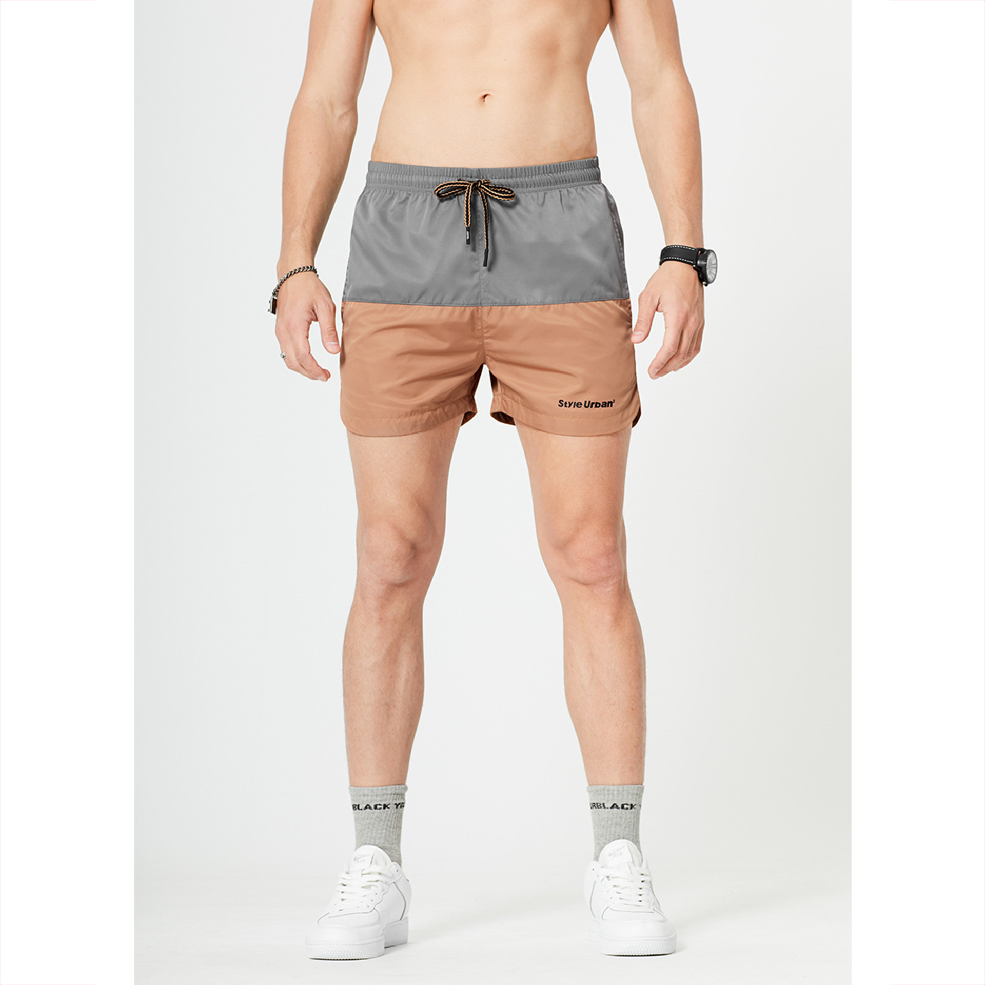 Летние цветные мужские спортивные брюки, повседневные спортивные шорты, мужские спортивные шорты, брюки-карго, шорты с принтом