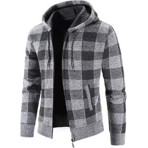 Primavera autunno maglione lavorato a maglia da uomo alla moda <span class=keywords><strong>Cardigan</strong></span> <span class=keywords><strong>Slim</strong></span> Fit da uomo maglioni Causal cappotti <span class=keywords><strong>Cardigan</strong></span> con cerniera solida da uomo - Product Image 2
