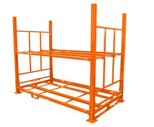 กรงเหล็กวางซ้อนกันได้ขนาดใหญ่กรงเก็บของในโกดังพาเลทพับเก็บได้โลหะ - Product Image 6