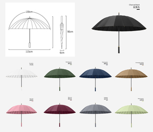 ร่มโฆษณาสามคนแบบแท่งตรงมีขนาดใหญ่มากทนลมออกแบบโลโก้ได้ตามต้องการ - Product Image 2