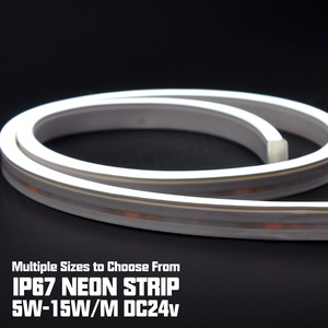 Tira de LED de Neón de Alto CRI 90, 24V, 2700K, 3000K, 4000K, 6000K, 6*12, 12*20, 12*12 mm, Tubo Personalizado, Tira de Luz LED de Neón Flexible de CC24V - Product Image 2