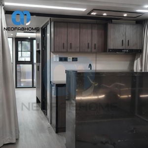 Maison de conteneur modulaire préfabriquée de luxe en acier de 20 pieds et 40 pieds, capsule spatiale, cabine, maison moderne de luxe, mini-maison mobile à 2 chambres - Product Image 4