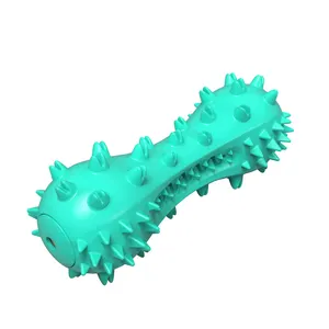 Еco-содружественная животная защитные резиновые звук изготовление Прочная Большая Собака жевательная игрушка для чистки зубов здоровье зубов кости форма игрушка OEM