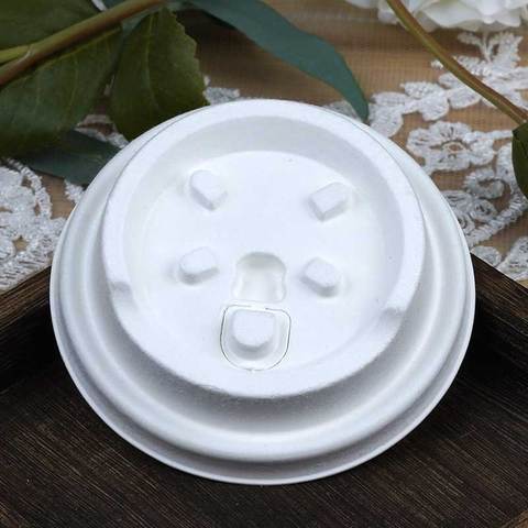 Cups Holder Paper Dome Cold Drink Black Coffee Cup Lid