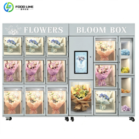 Máquina Expendedora Refrigerada para Exteriores de Flores Híbridas, Solución Inteligente de Venta Minorista para la Venta de Ramos Frescos