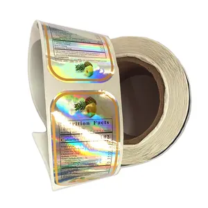 Label pakaian holografik 3D keamanan Hologram harga rendah