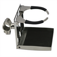 Support réglable en acier inoxydable de haute qualité pour bateau pliant Marine Yacht porte-gobelets