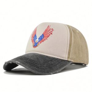 Gorra de Béisbol Bsci Personalizada de Perfil Bajo con Estampado de Bandera Nacional, Estilo Vintage, sin Estructura, de Algodón Lavado, Económica - Product Image 4