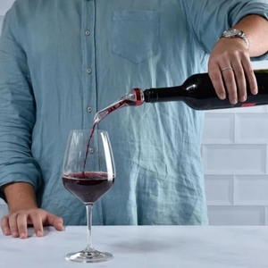 Aérateur portable et durable pour bouteilles et carafes à vin, en acrylique + silicone transparent, améliore la saveur du vin rouge - Product Image 6