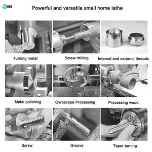 <span class=keywords><strong>Mini</strong></span> <span class=keywords><strong>tour</strong></span> Machine conception compacte pour petit atelier métal traitement du <span class=keywords><strong>bois</strong></span> idéal pour les amateurs et la fabrication de modèles - Product Image 4