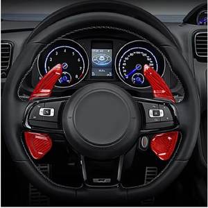 Extensión de paleta de cambio de volante de fibra de carbono genuina para VW Golf 7 <span class=keywords><strong>R</strong></span>-<span class=keywords><strong>line</strong></span> Sagitar Lamando Variant <span class=keywords><strong>Polo</strong></span> - Product Image 6