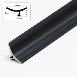 Aluminum Alloy Home Improvement Skirting Line 6063 Anodized Aluminum Profile Decorative Lines