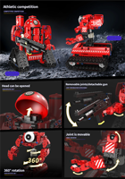 Juguete Robot de Control Remoto con Programación por APP, 495 Piezas, Bloques de Construcción de Coche RC, Juguete Educativo STEM, Kit de Ingeniería de Plástico ABS