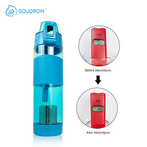 CAMAZ 650ml bouteille d'<span class=keywords><strong>eau</strong></span> en plastique alcaline Sports de plein air filtre cruche d'<span class=keywords><strong>eau</strong></span> hydrogène boules minérales <span class=keywords><strong>pH</strong></span> 9.5 pour usage domestique - Product Image 5