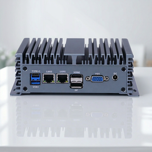 มินิพีซีอุตสาหกรรมไร้พัดลม HW-N100 รุ่นใหม่ ใช้ Intel 12th Gen N100 พร้อม SSD และ RAM DDR4 |   พอร์ต <span class=keywords><strong>LAN</strong></span> คู่ พอร์ต Serial คู่ รองรับ Windows11/Linux รับประกัน 1 ปี - Product Image 1