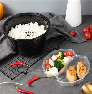 2層使い捨てPPプラスチック製スープラーメン麺ボウルインサートトレイ（チョコレート、寿司、ケーキ、クッキー、砂糖、サンドイッチ用） - Product Image 2