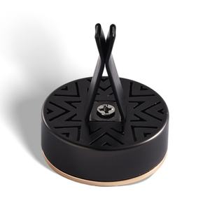 Factory Price Luxury Aroma Fragrance Chrome Enamel Vent Clip Solid Essential <b>Oil</b> <b>Diffuser</b> for Car - Product Image 4