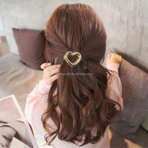 BELLEWORLD pince à <span class=keywords><strong>cheveux</strong></span> <span class=keywords><strong>queue</strong></span> <span class=keywords><strong>de</strong></span> <span class=keywords><strong>cheval</strong></span> plaqué or style luxe européen et américain barrette ronde ovale <span class=keywords><strong>cheveux</strong></span> <span class=keywords><strong>femme</strong></span> grenouille clip boucle - Product Image 3