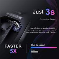 Adaptateur CarPlay Filaire vers Sans Fil 2-en-1 Android Auto Smart Link Dongle Plug & Play Mini Boîtier Universel Fournisseur Or Export