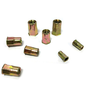 Nhỏ màu vàng kẽm mạ thé<span class=keywords><strong>p</strong></span> carbon chèn <span class=keywords><strong>Nut</strong></span> Metric chứng nhận nửa <span class=keywords><strong>Hex</strong></span> <span class=keywords><strong>Nut</strong></span> với mặt bích <span class=keywords><strong>Hex</strong></span> loại đầu - Product Image 2