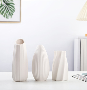 Nordic Style Ceramic <b>Vase</b> <b>Set</b> With Coordinated Design for Living Room Showroom Decoration Housewarming Wedding Gift Giving - Product Image 5