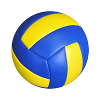 Bola Voli lembut PVC tahan air No. 5 untuk permainan pantai dan latihan Gym mesin bola hiburan PVC