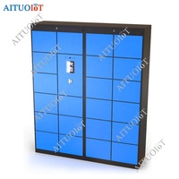 Casier intelligent avec logiciel PUDO, écran tactile 21,5 pouces, lecteur de carte RFID, scanner de code QR, système Android/Linux/Windows, armoire intelligente