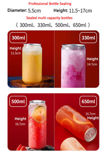 Máquina Selladora de Latas Automática Comercial, <span class=keywords><strong>Modelo</strong></span> Popular, No Rotatoria, para Té de Burbujas, Café, Jugos, Refrescos y Cerveza - Product Image 6
