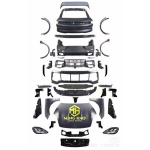 Pour Porsche Cayenne 958.2 958.1 (2018-2023) – Comprend un kit de mise à niveau du pare-chocs avant, un <span class=keywords><strong>garde</strong></span>-boue de capot moteur, des phares et des feux arrière. - Product Image 3