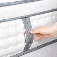 Matelas hybride à ressorts Bonnel/Pocket avec mousse à mémoire de forme, latex naturel, mousse orthopédique, garantie 20 ans, matelas compressé